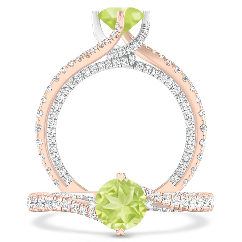 Rose Gold - Peridot