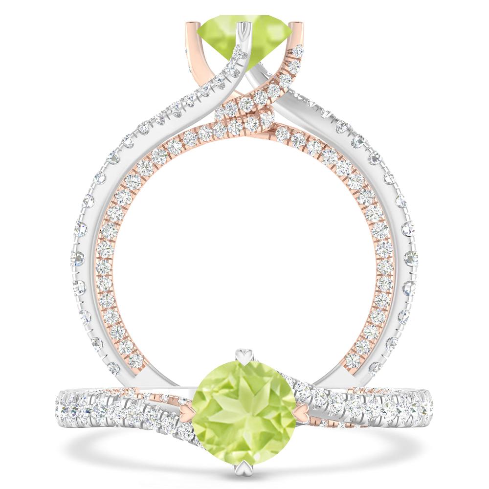 White Gold - Peridot