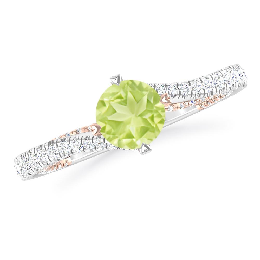 White Gold - Peridot