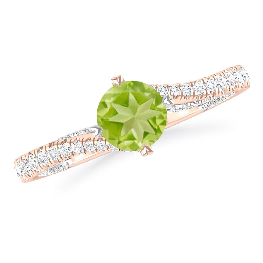 Rose Gold - Peridot