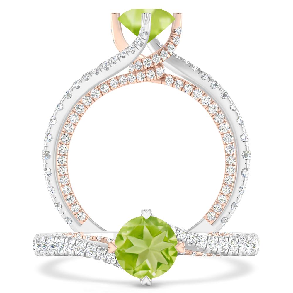 White Gold - Peridot