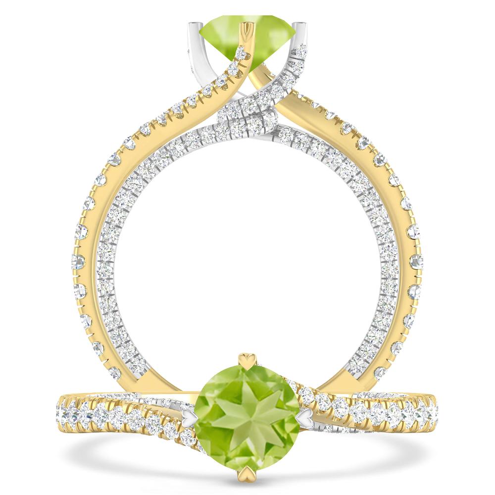 Yellow Gold - Peridot