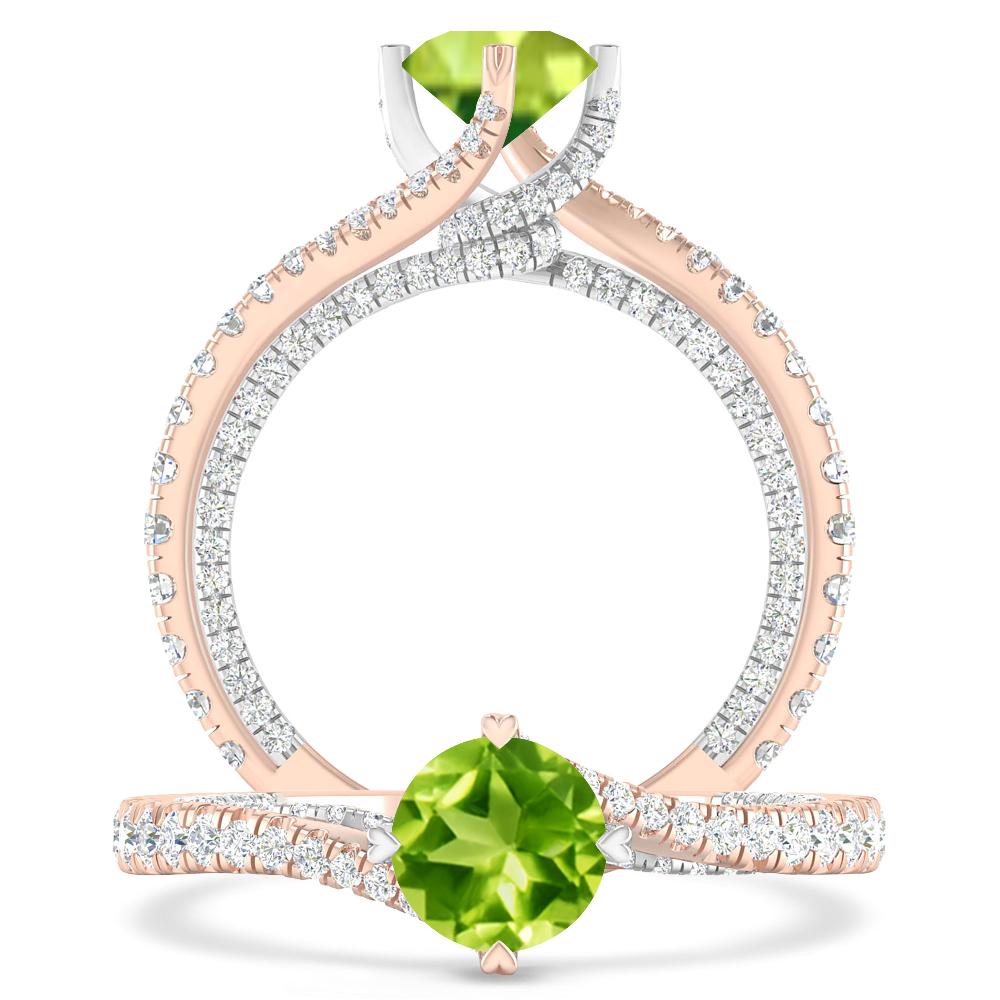 Rose Gold - Peridot