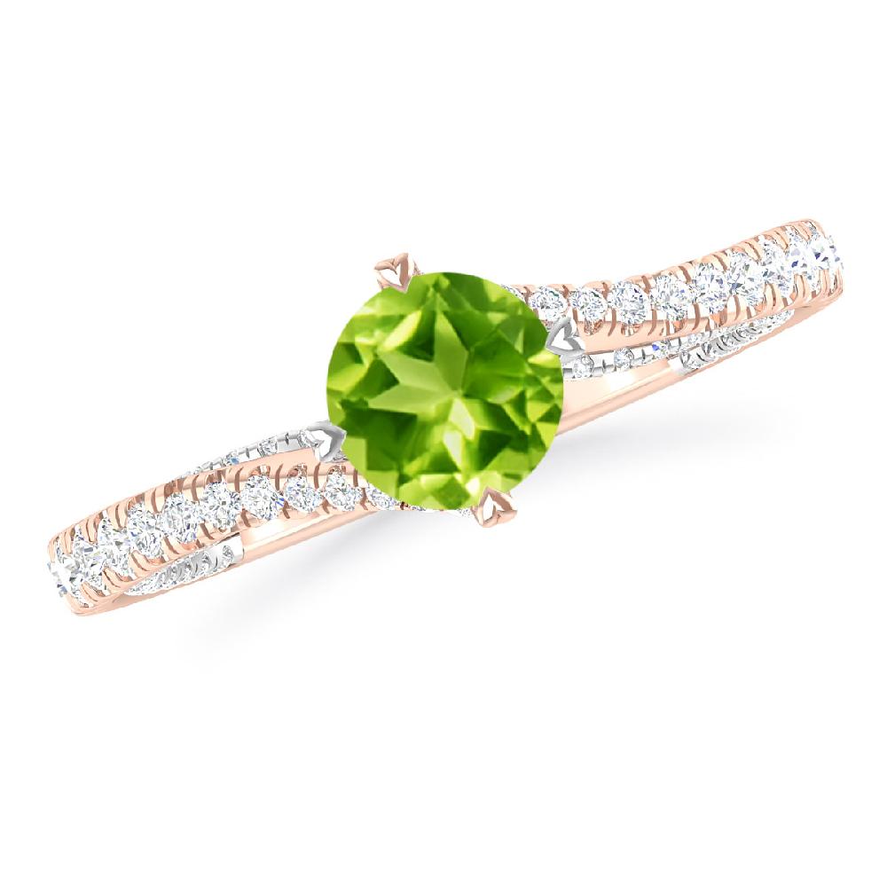 Rose Gold - Peridot