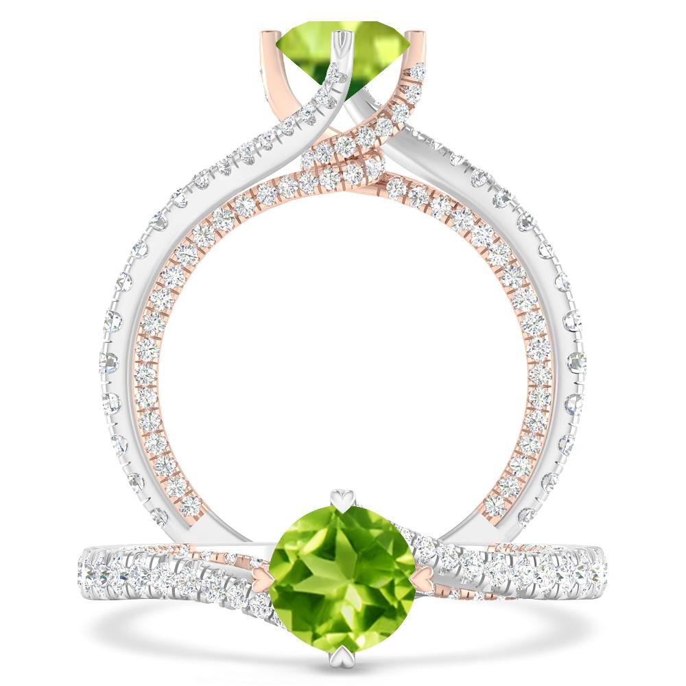 White Gold - Peridot