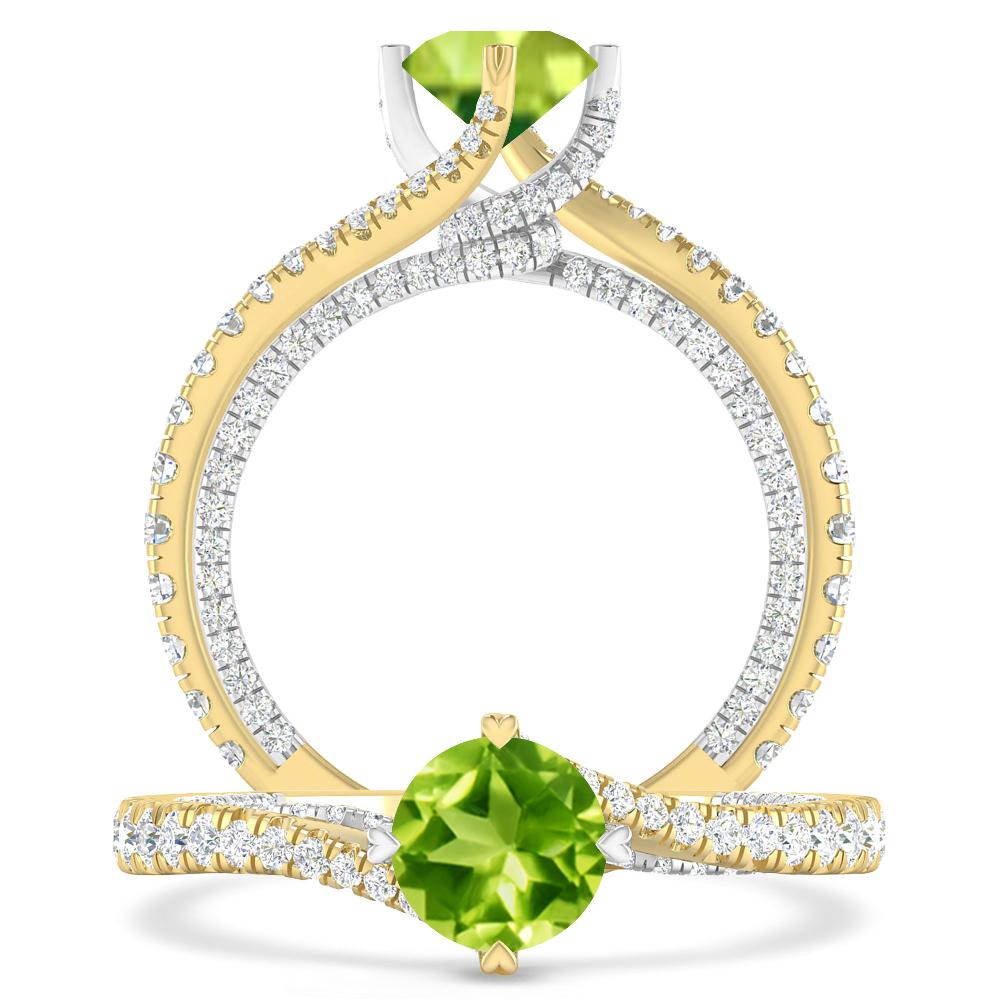 Yellow Gold - Peridot