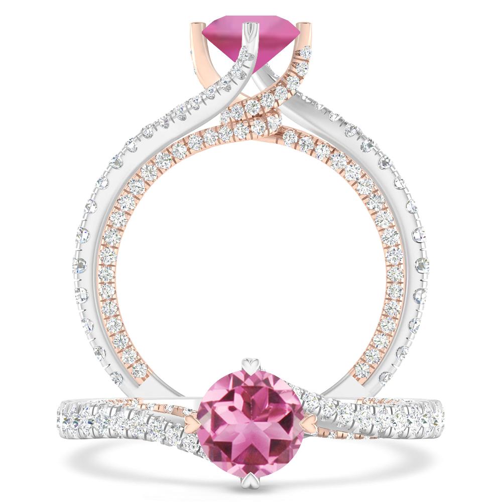 White Gold - Pink Tourmaline