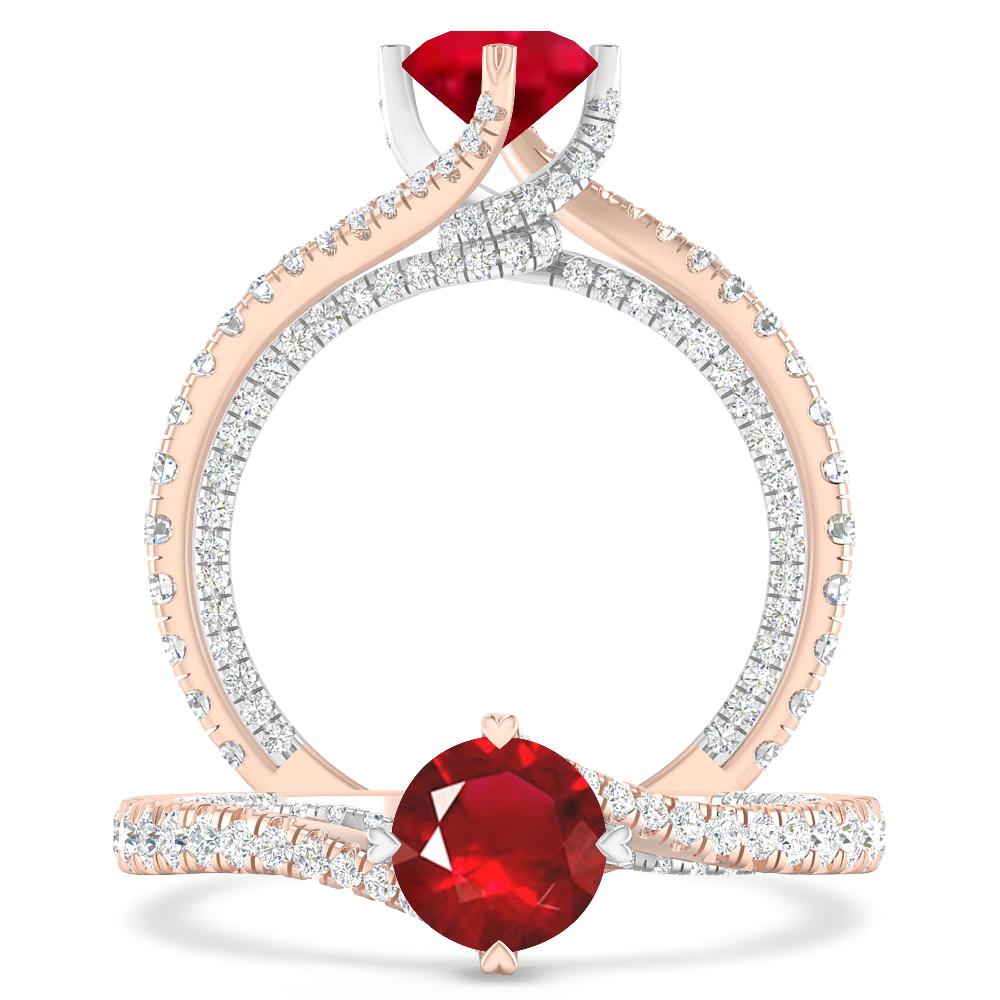 Rose Gold - Ruby