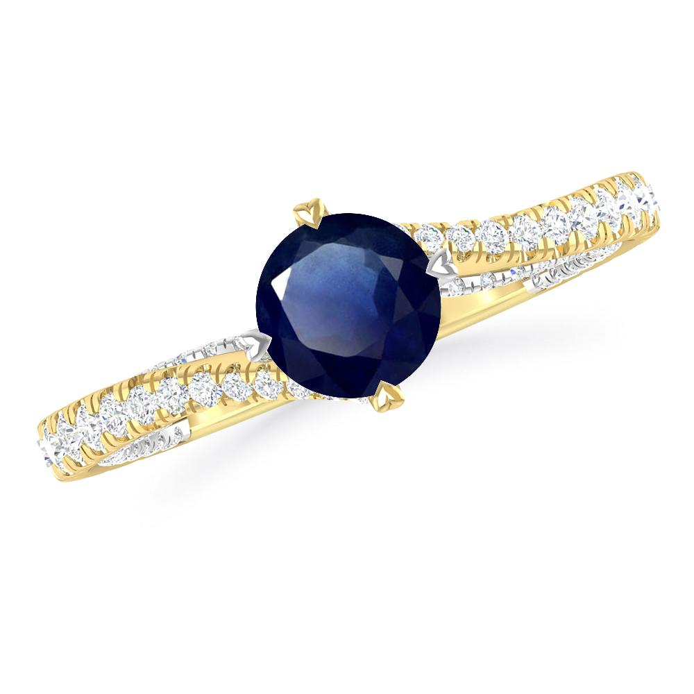 Yellow Gold - Sapphire