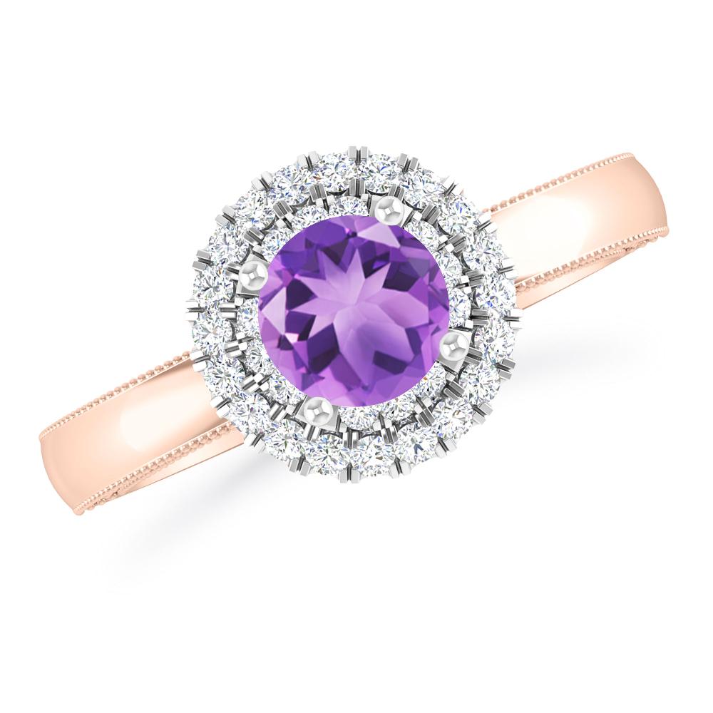 Rose Gold - Amethyst