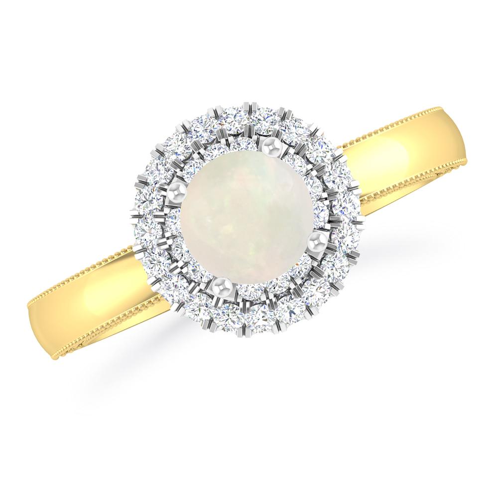 Yellow Gold - Opal