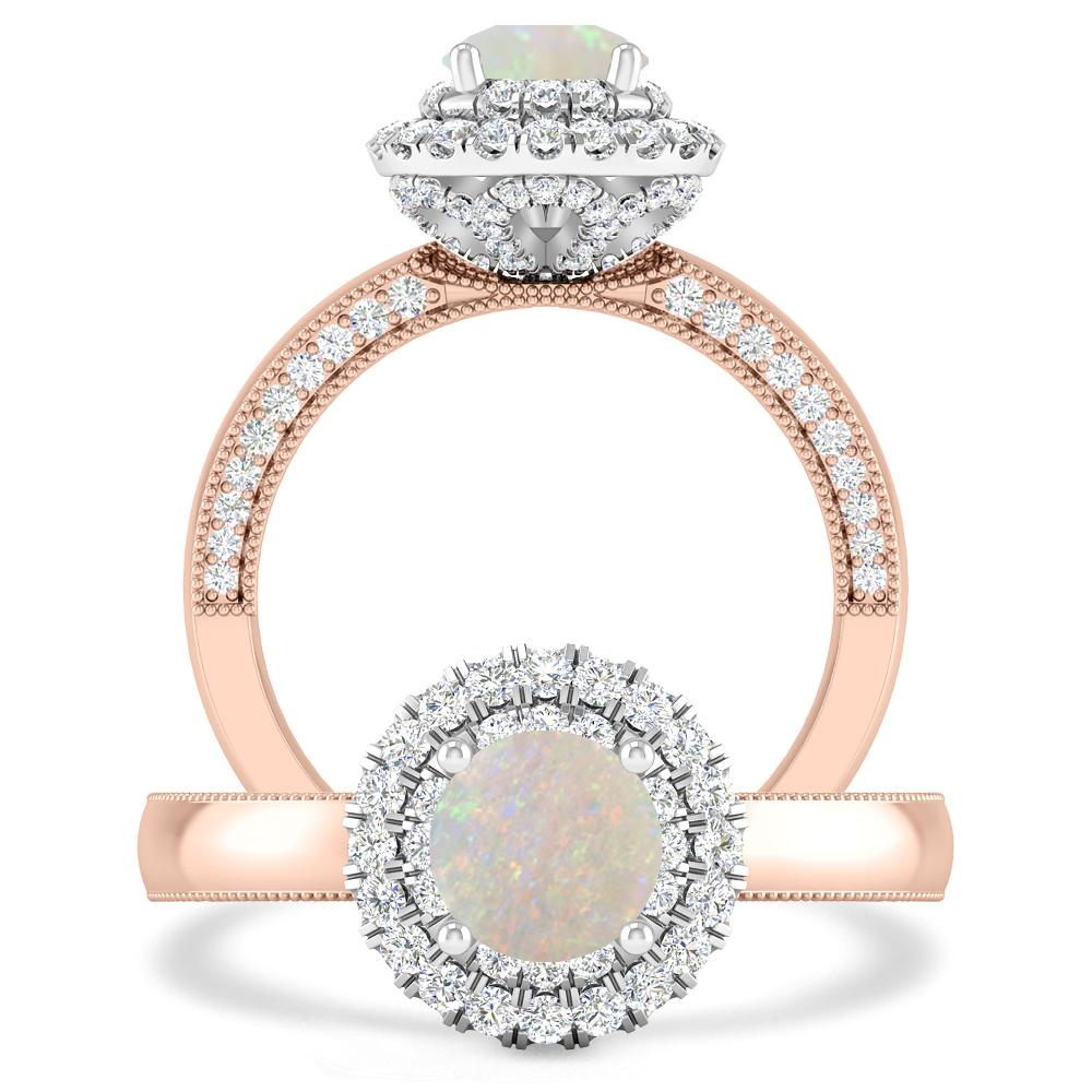 Rose Gold - Opal