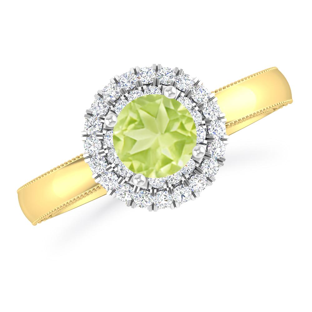 Yellow Gold - Peridot