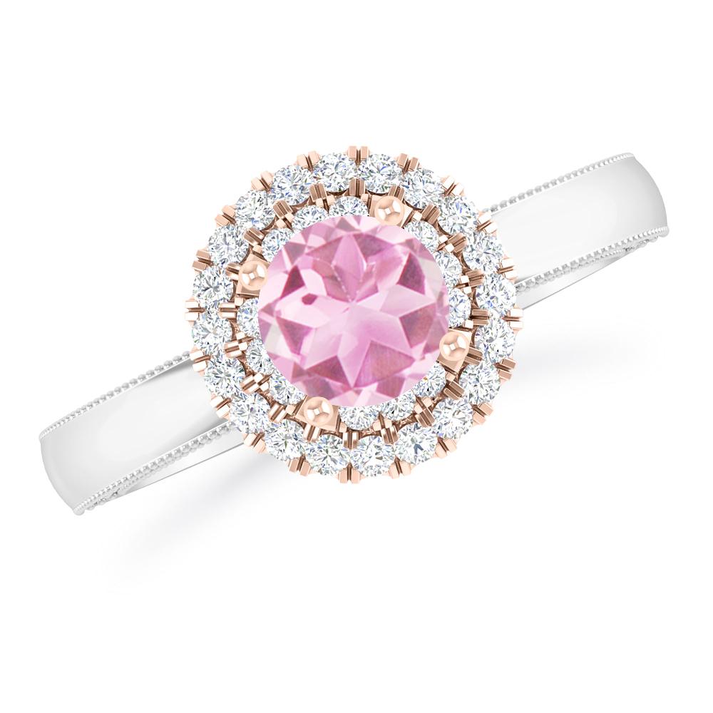 White Gold - Pink Tourmaline