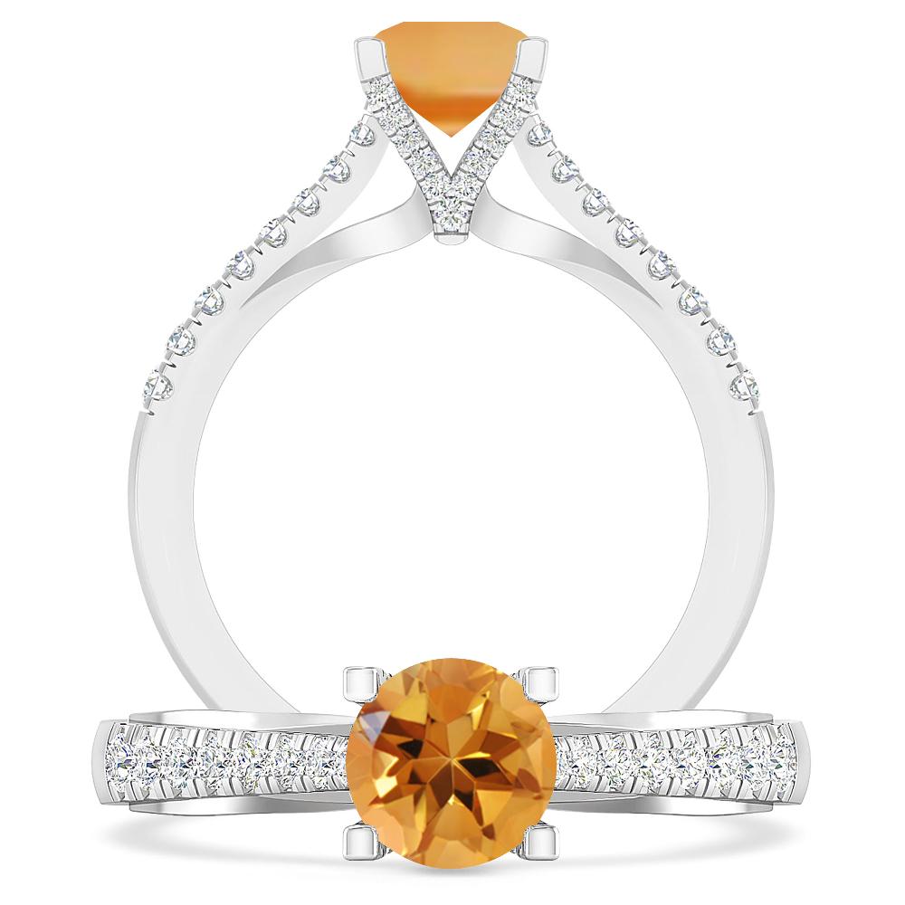 White Gold - Citrine