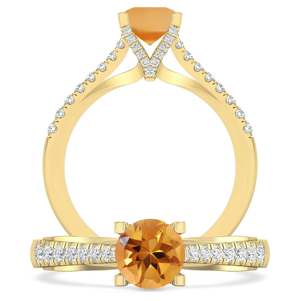 Yellow Gold - Citrine