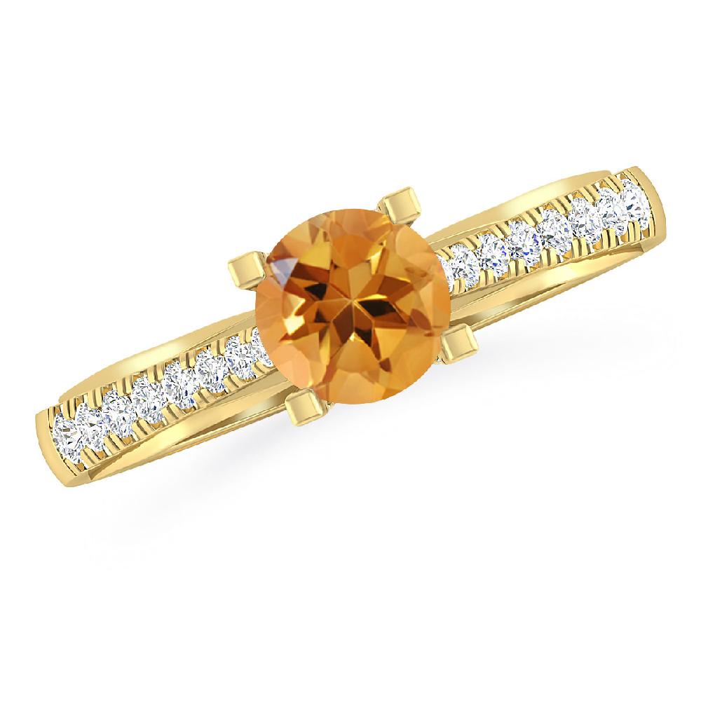 Yellow Gold - Citrine