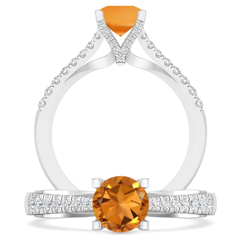 White Gold - Citrine