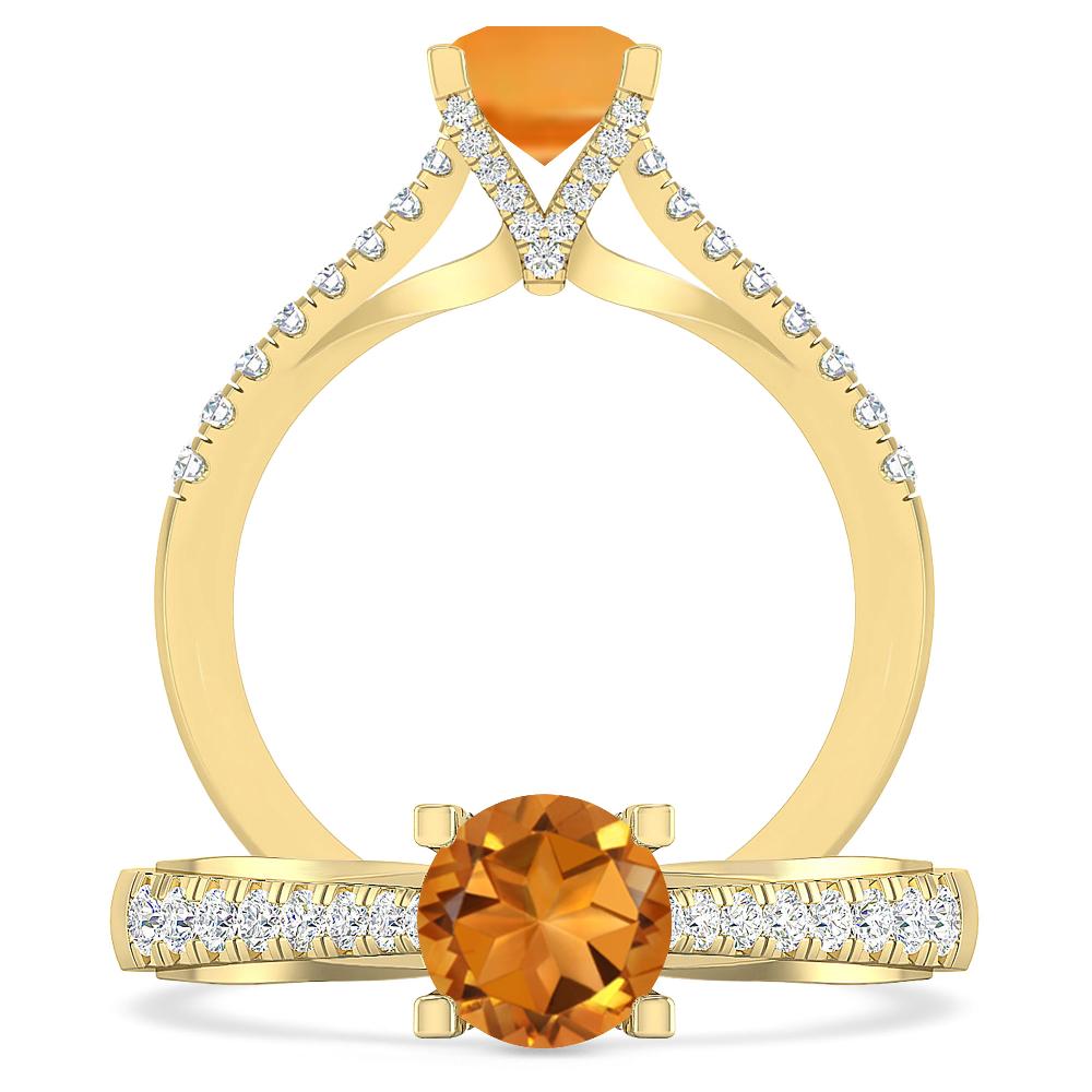 Yellow Gold - Citrine