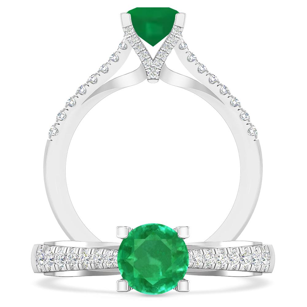 White Gold - Emerald