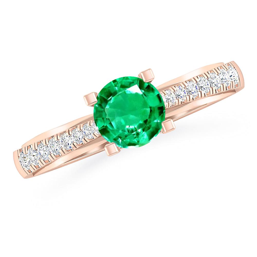 Rose Gold - Emerald