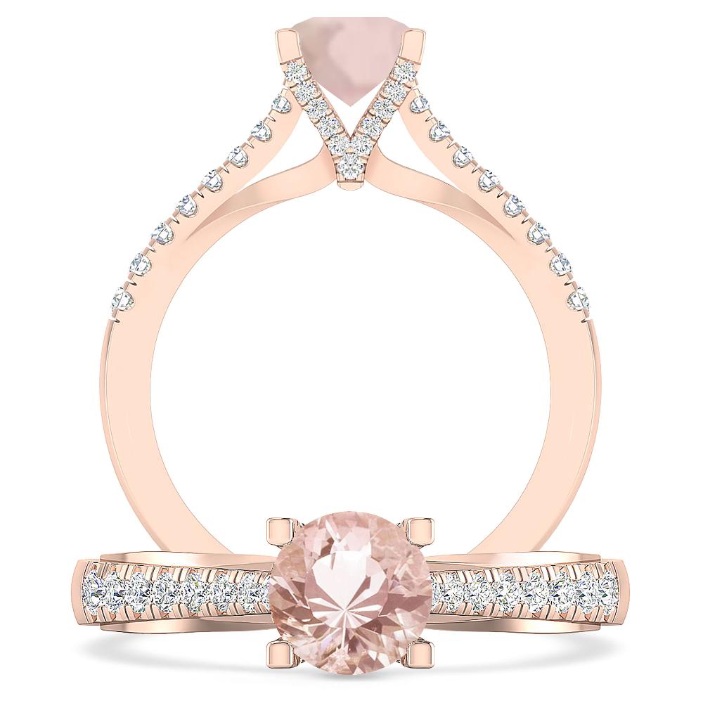 Rose Gold - Morganite