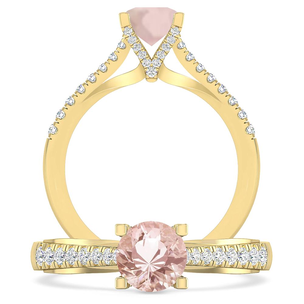 Yellow Gold - Morganite