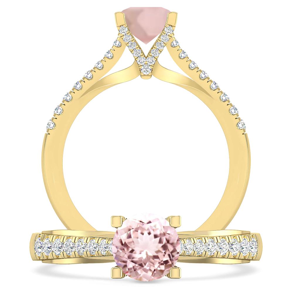 Yellow Gold - Morganite