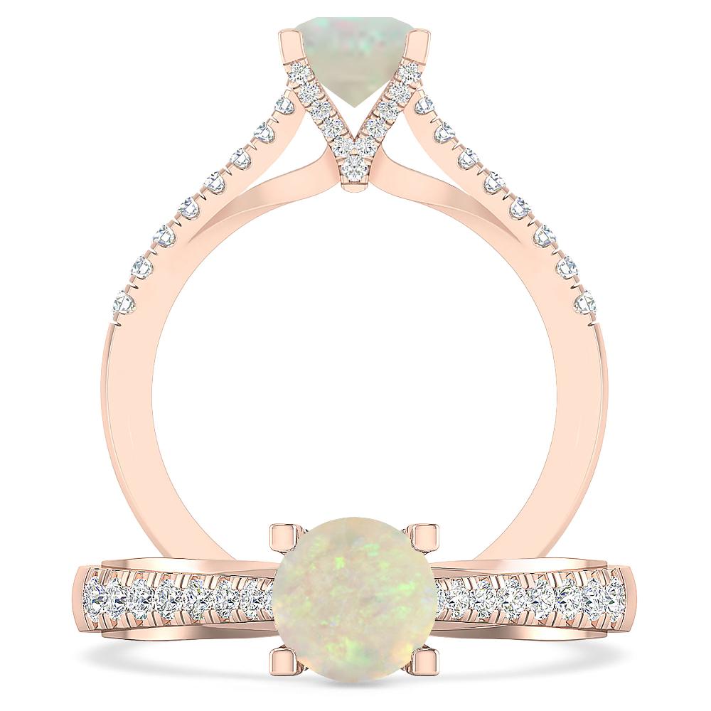 Rose Gold - Opal