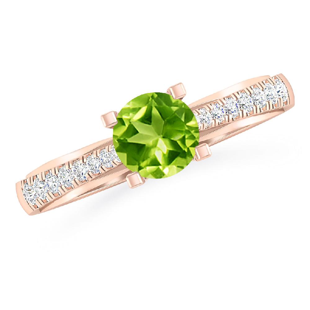 Rose Gold - Peridot