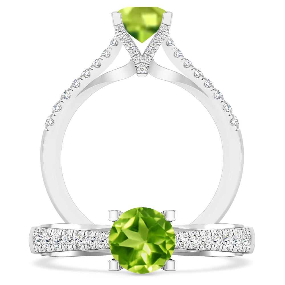 White Gold - Peridot