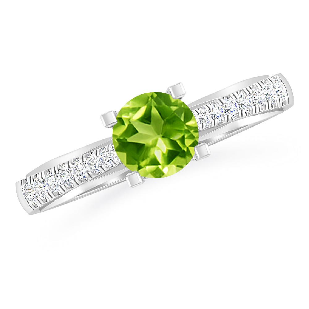 White Gold - Peridot