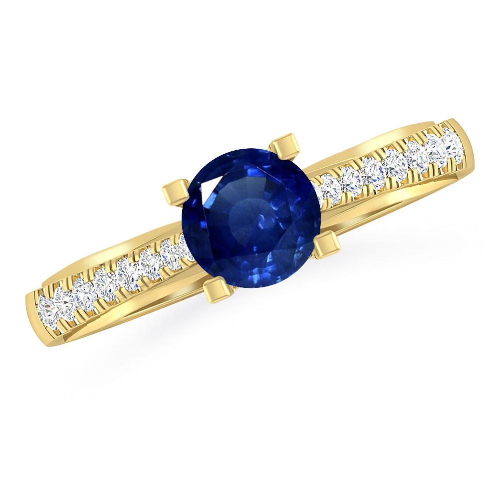 Yellow Gold - Sapphire