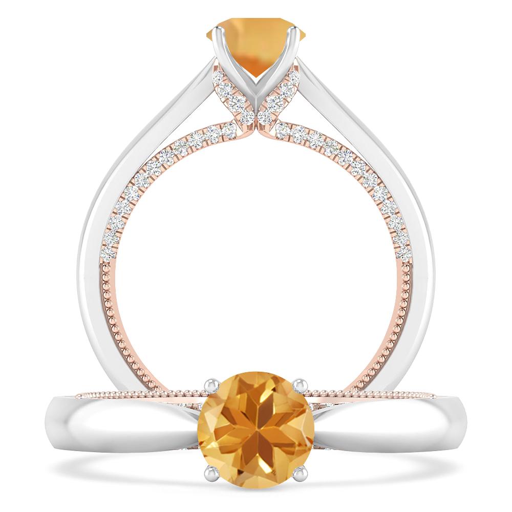 White Gold - Citrine