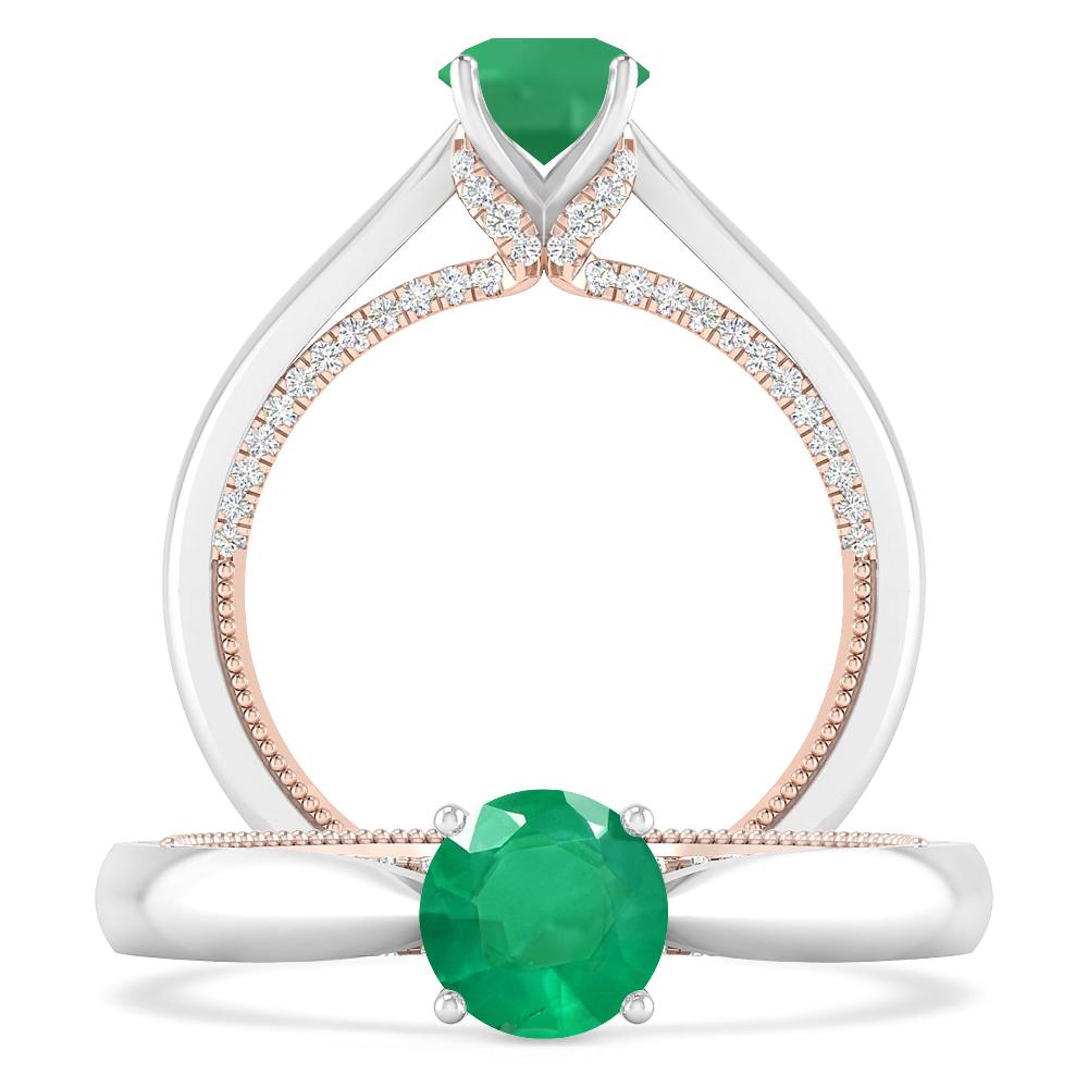 White Gold - Emerald