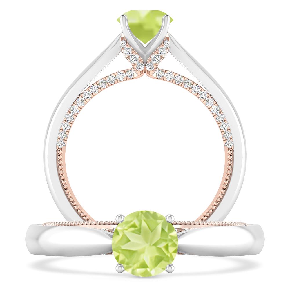 White Gold - Peridot