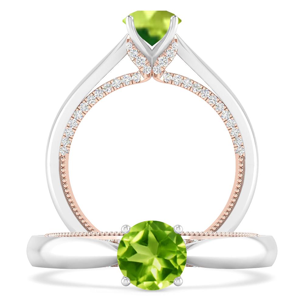 White Gold - Peridot