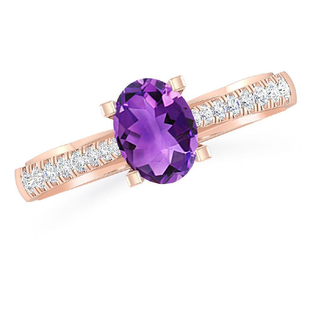 Rose Gold - Amethyst