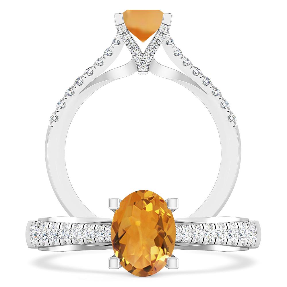 White Gold - Citrine