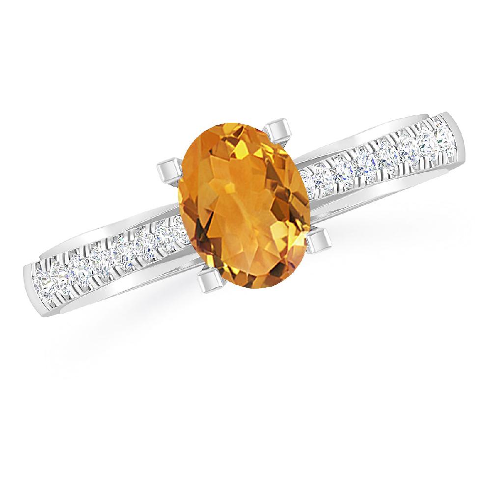 White Gold - Citrine