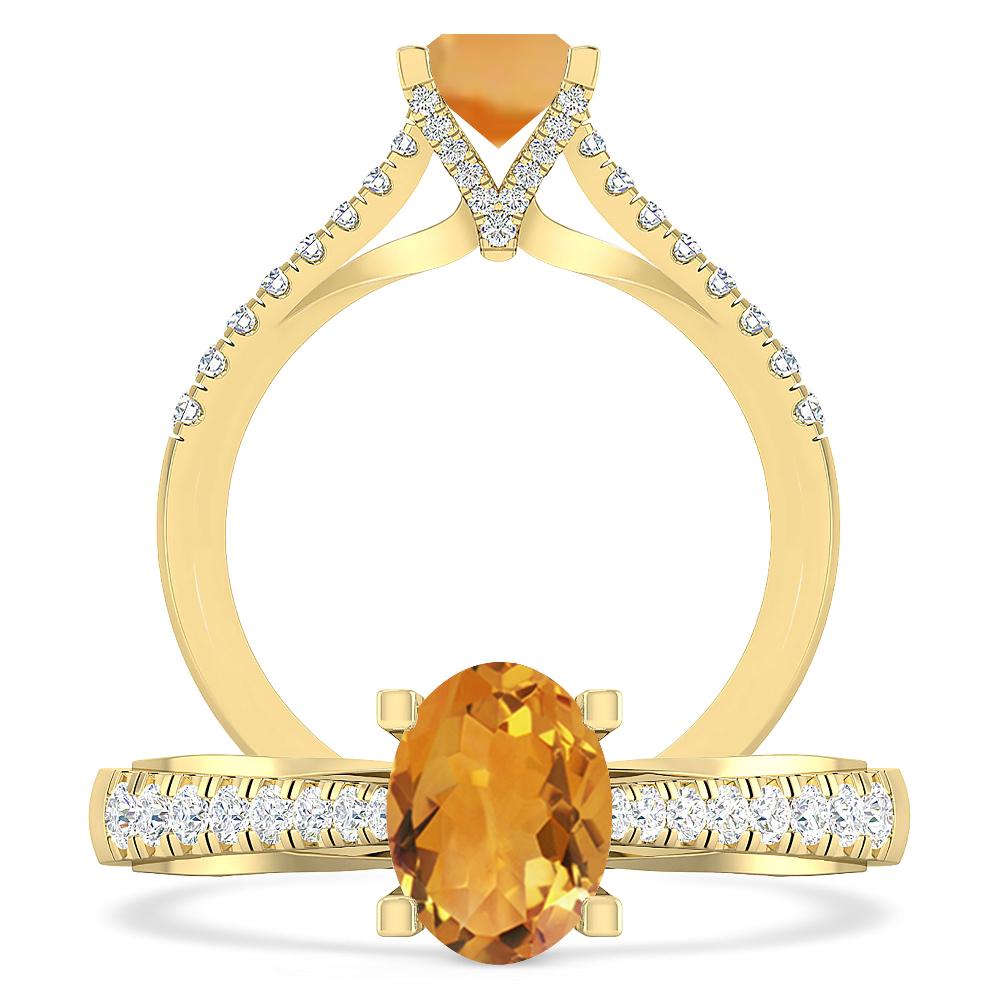 Yellow Gold - Citrine