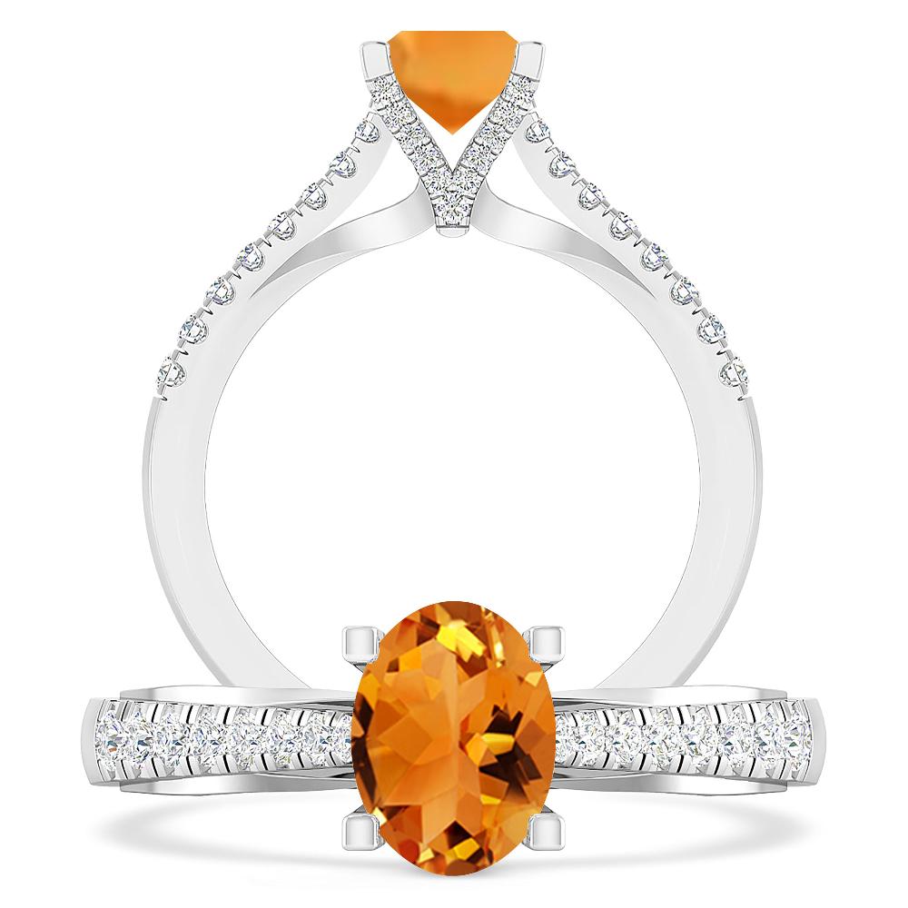 White Gold - Citrine