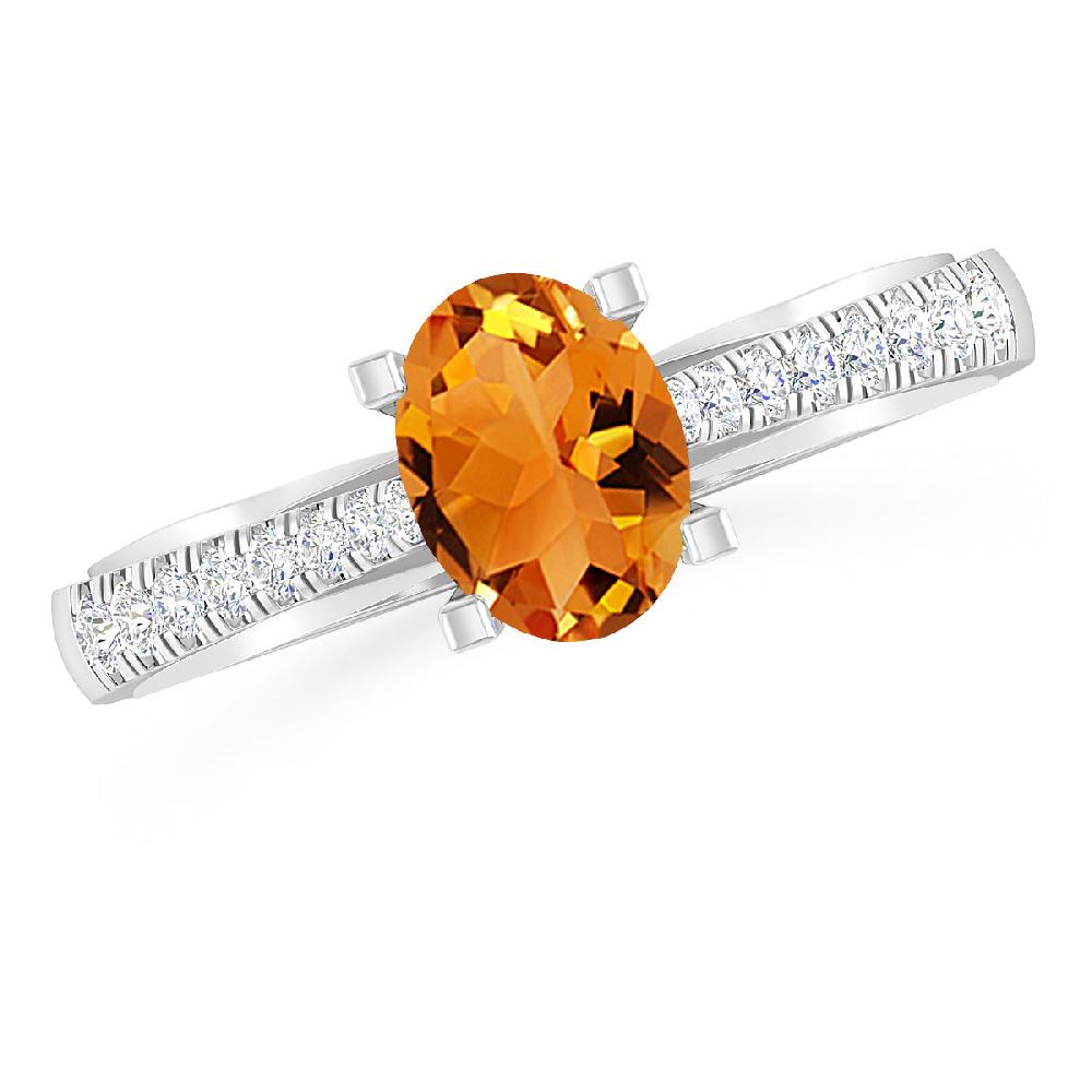 White Gold - Citrine