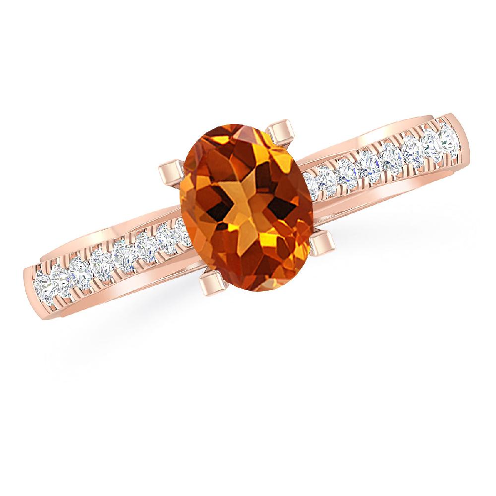 Rose Gold - Citrine