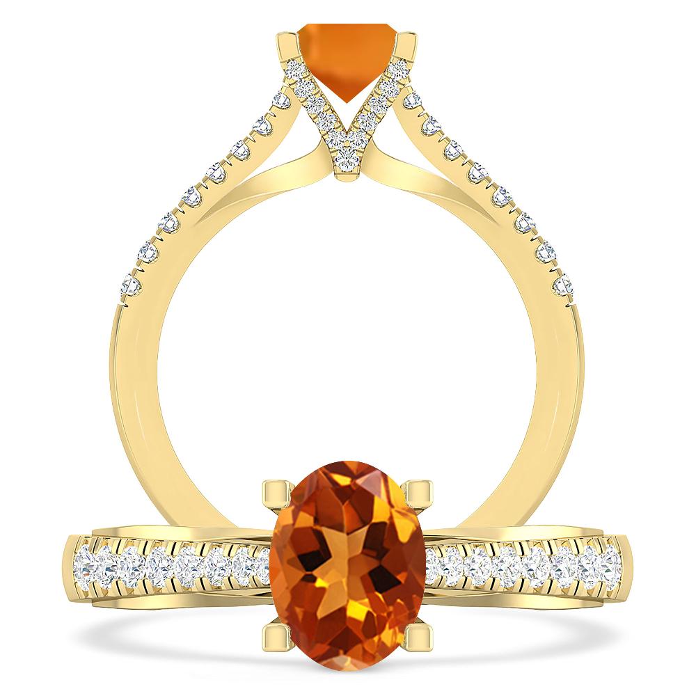 Yellow Gold - Citrine