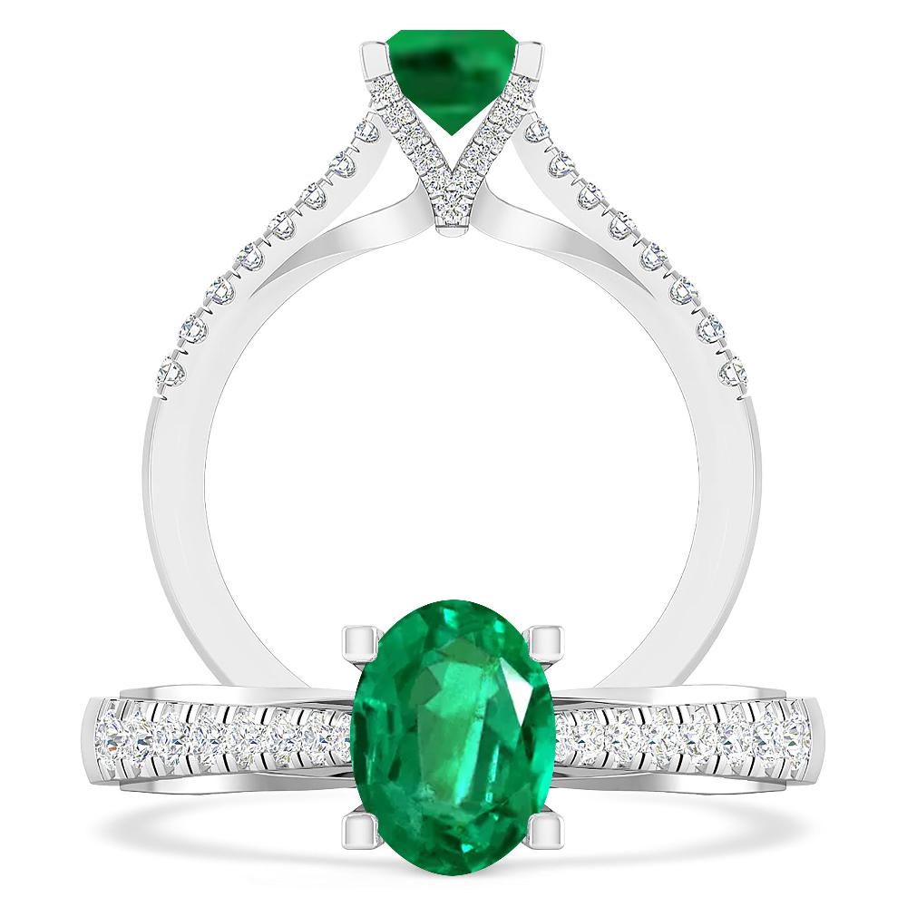White Gold - Emerald