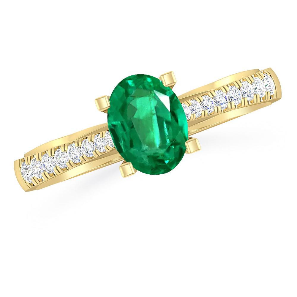 Yellow Gold - Emerald