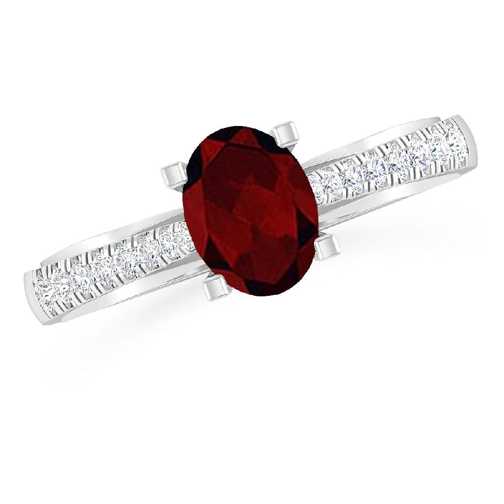 White Gold - Garnet