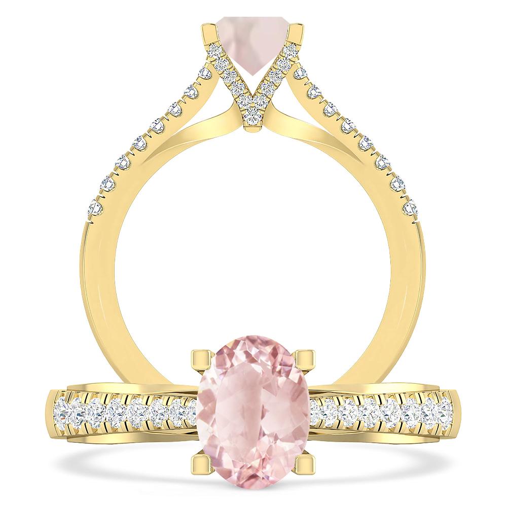 Yellow Gold - Morganite