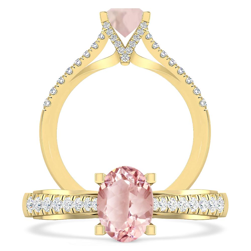 Yellow Gold - Morganite